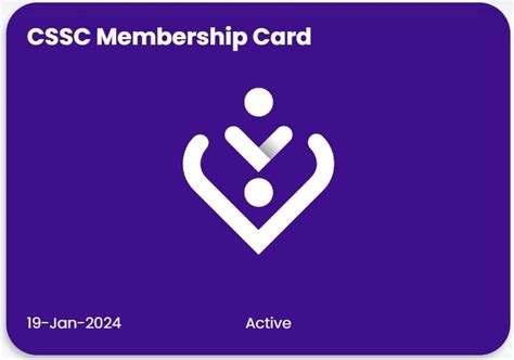 cssc digital card|Digital Membership Card News .